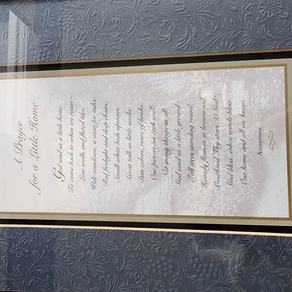 Thomas Kinkade 'Julianne's Cottage' Framed with Poem - Picture 5 of 6